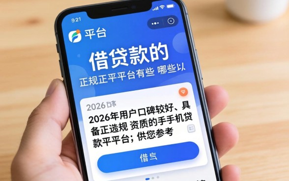 手机上借款的正规平台有哪些，哪个平台最靠谱