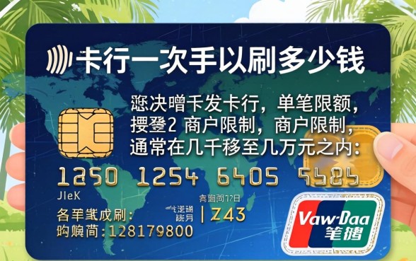 信用卡一次可以刷多少钱？信用卡单笔限额是多少