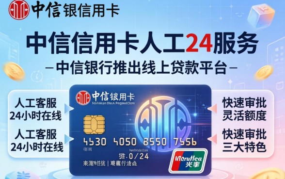 中信信用卡怎么联系人工客服?中信信用卡24小时客服电话