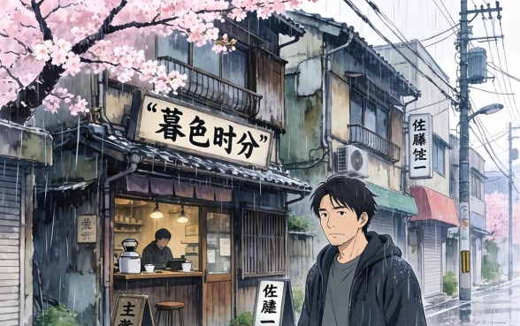 与年轻客人三人行