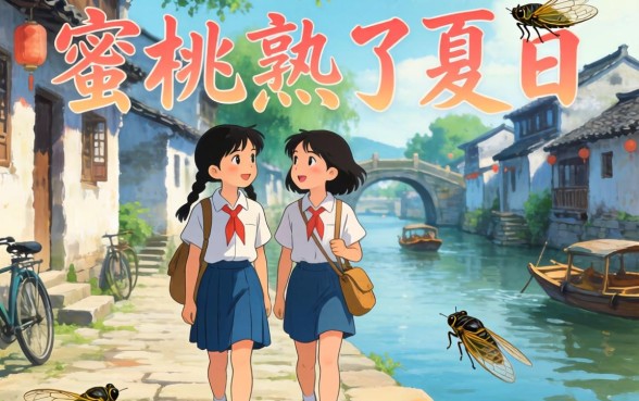 蜜桃熟了的夏日