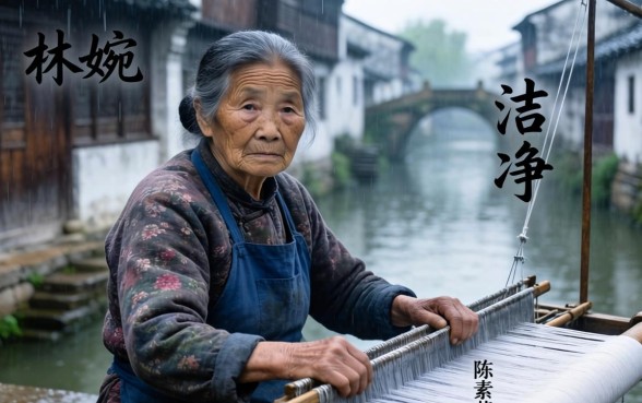 婆婆执着地舔遍全身