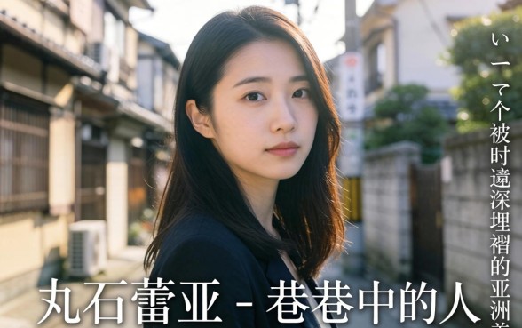 巷弄中的亚洲美人